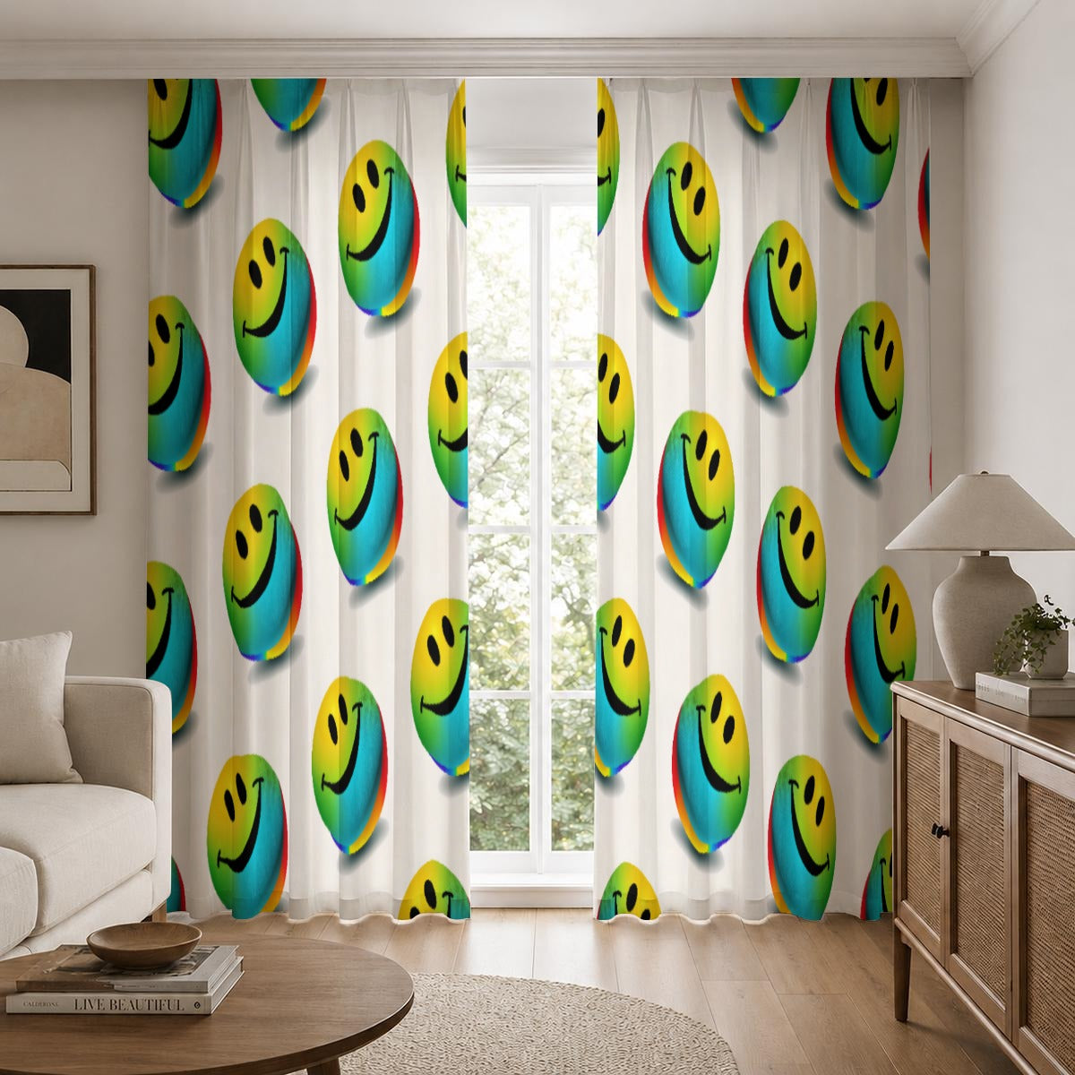 Square Blackout Curtains with Hooks | 265(GSM