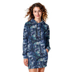 All-Over Print Women's Heavy Fleece Long Hoodie