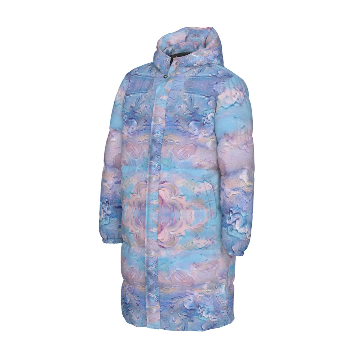 Coat of Many Colors Collection Women Unisex Long Down Jacket