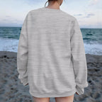 Women's Drop Shoulder Crew Neck Sweatshirt|DTF