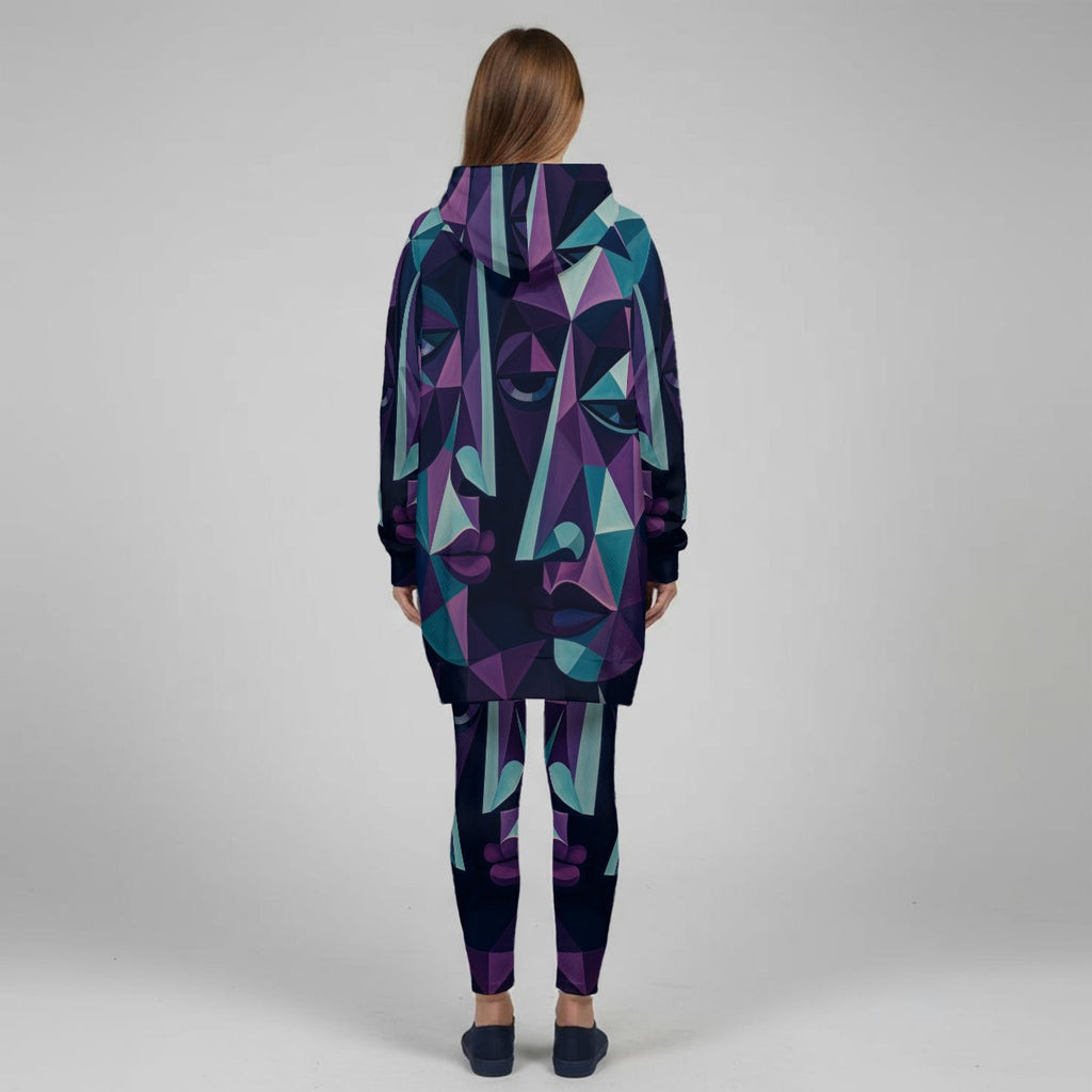 All-Over Print Women's Stretch Hoodie Set