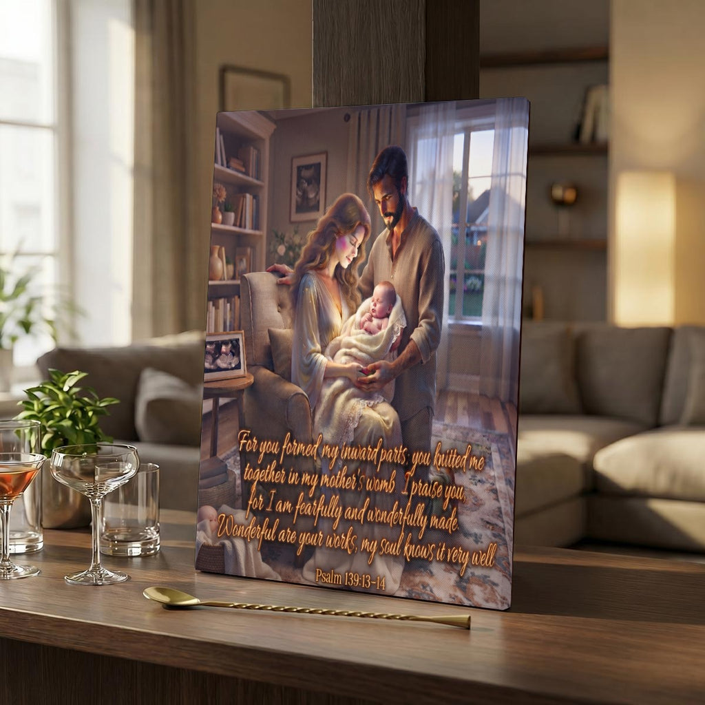 Vertical Framed Canvas Wall Art Printed in Canada