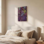 Bible Themed Quotes Designs WIth Purpose Brand Vertical Framed Canvas Wall