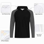 All-Over Print Men's Sun Protection Hooded Sport Top
