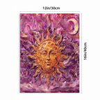 Moon Star Designs With Purpose Brand Vertical Framed Canvas Wall Art Printed in Canada