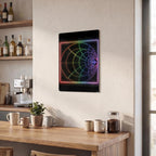 Thickened Rectangular Iron Wall Painting Printed in Canada