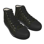 Men's Black Sole Canvas Shoes