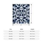 Couverture en flanelle Gram - Style vertical imprimé aux États-Unis | 290 g/m²