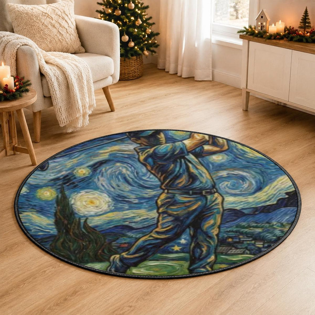 Golfer's Custom Anti-Slip Running Mat