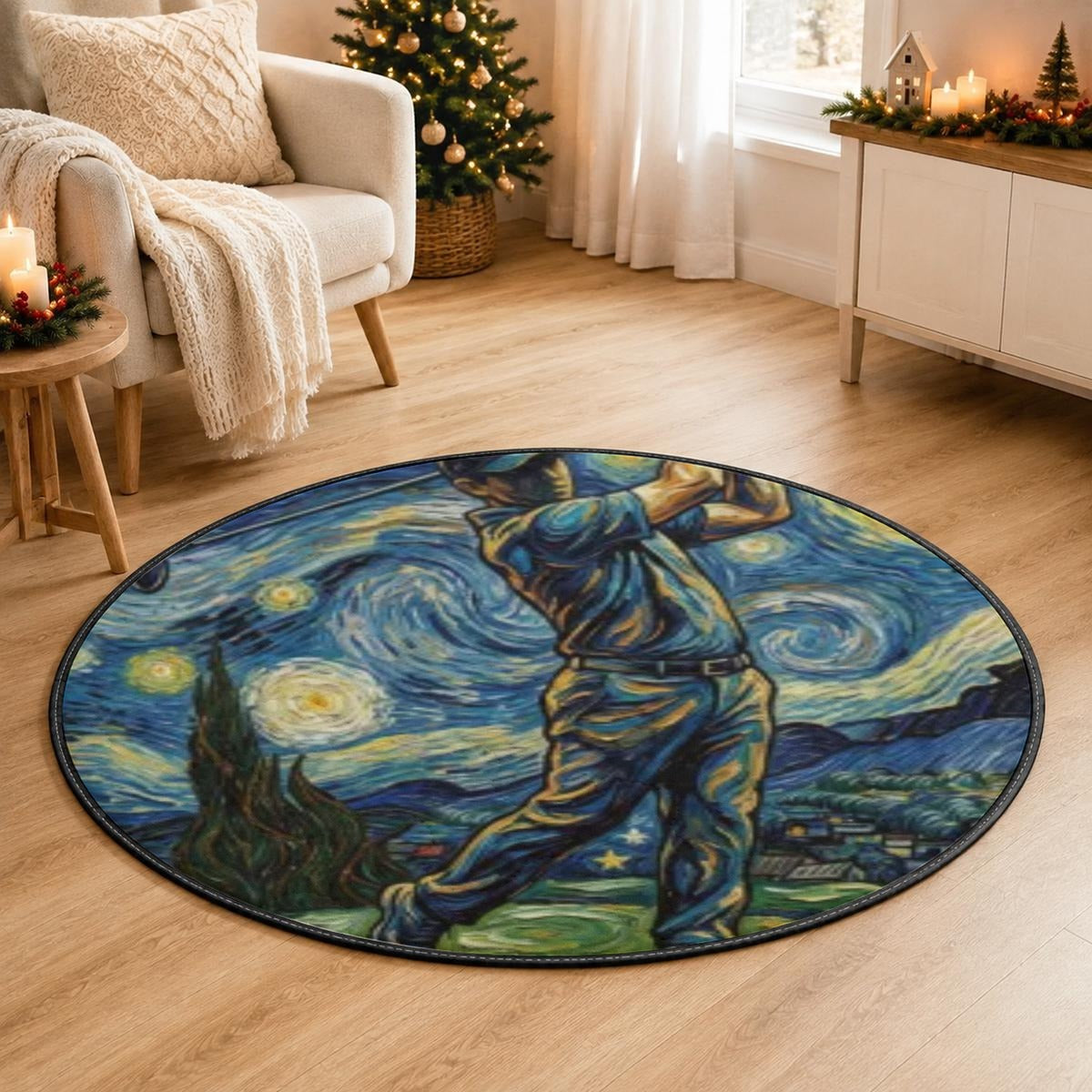 Golfer's Custom Anti-Slip Running Mat