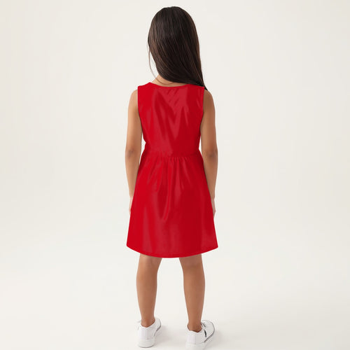 All-Over Print Girls Sleeveless A-Line Dress