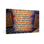 Bible Quote Framed Single-Piece Mural Printed in USA 3:2