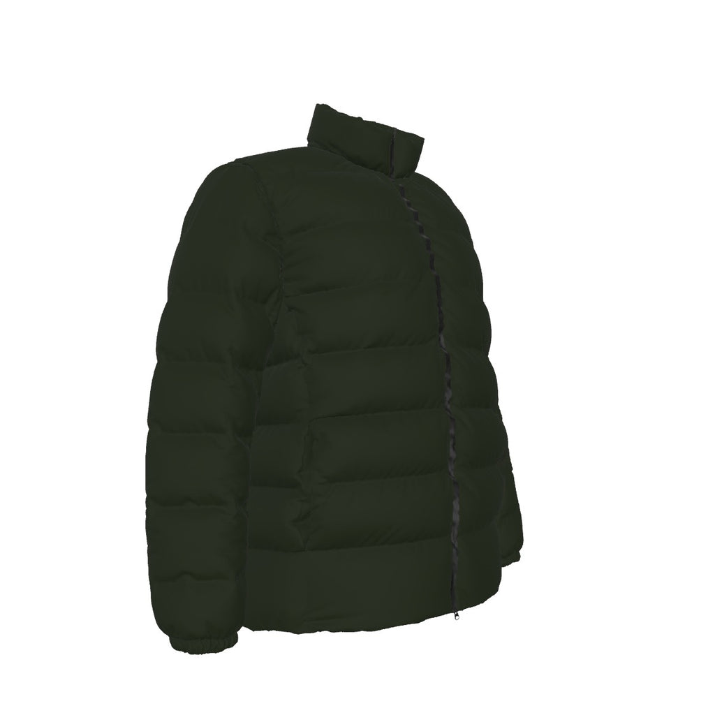 All-Over Print Unisex Stand collar slim down jacket