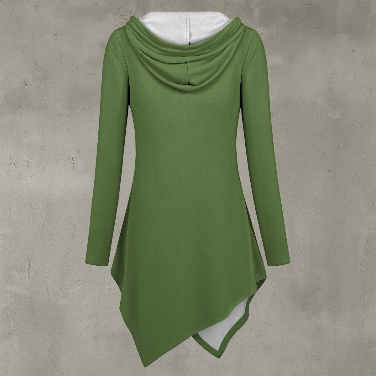 All-Over Print Women's Asymmetric Hem Hoodie