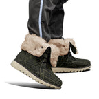 All-Over Print Men's Plush Boots