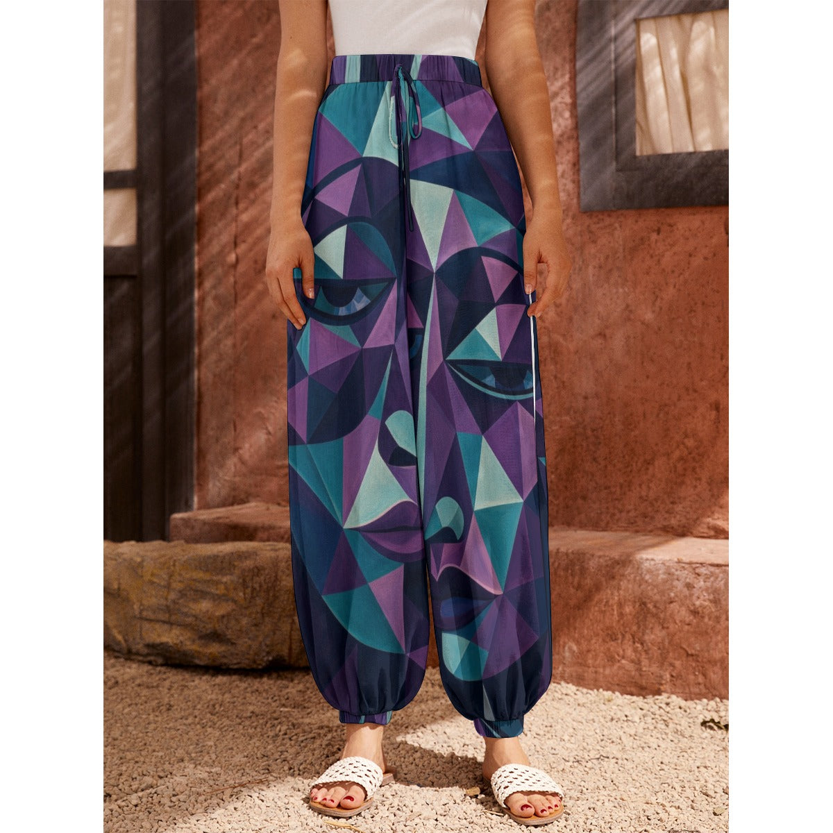 All-Over Print Women's Carrot Pants