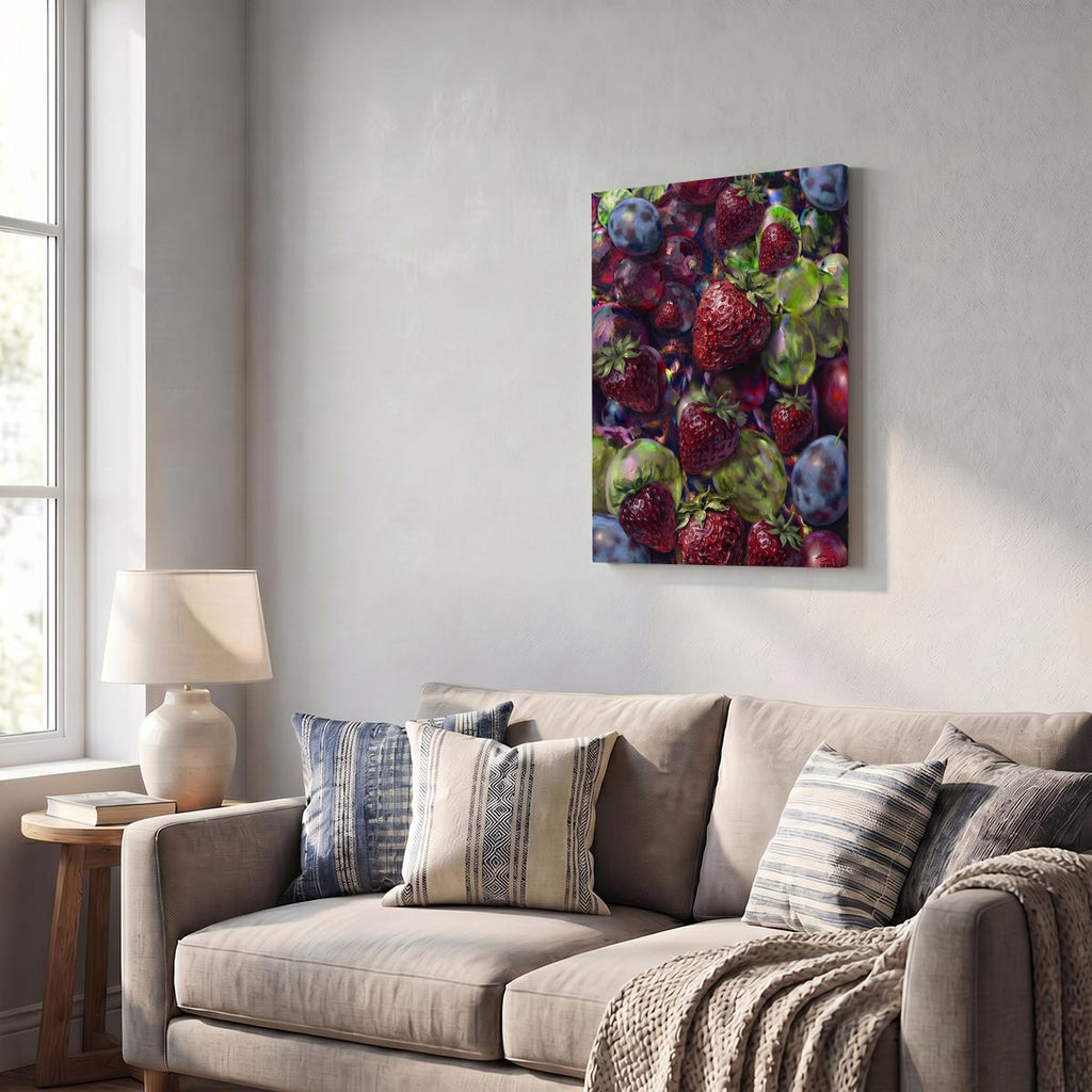 Vertical Framed Canvas Wall Art Printed in Canada