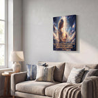 Vertical Framed Canvas Wall Art Printed in Canada