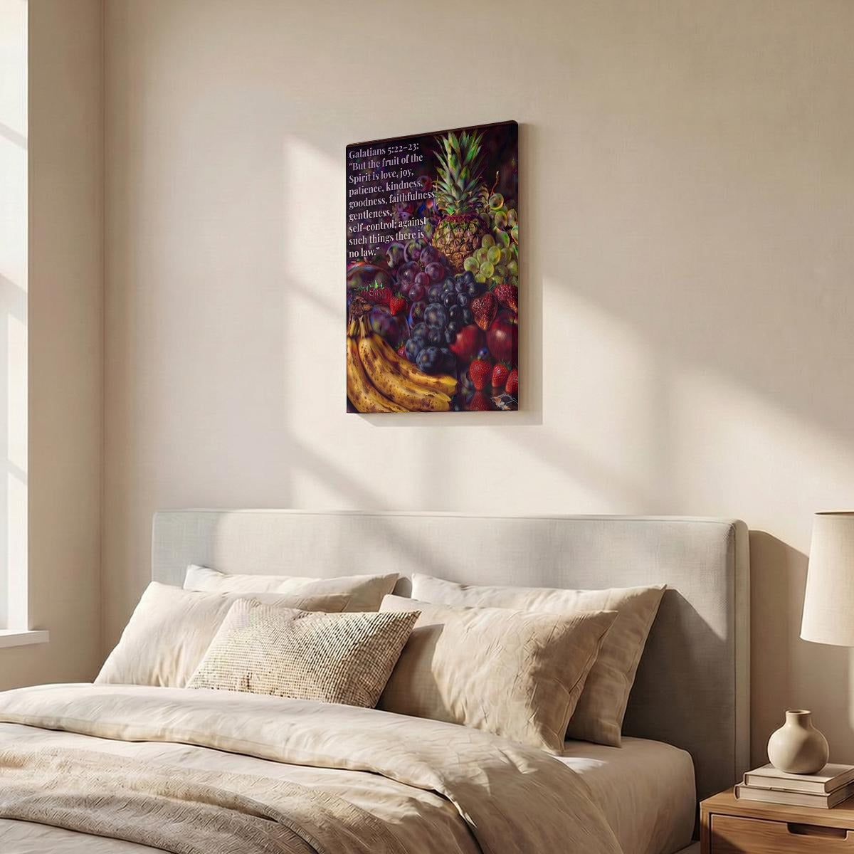 Vertical Framed Canvas Wall Art Printed in Canada