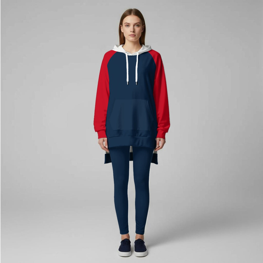 All-Over Print Women's Stretch Hoodie Set