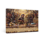 Bible Quote Framed Single-Piece Mural Printed in USA 3:2