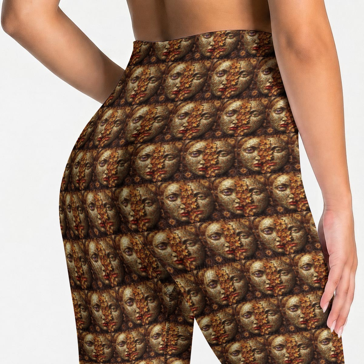 All-Over Print Women's Seamless High Waisted Butt-Lifting Leggings