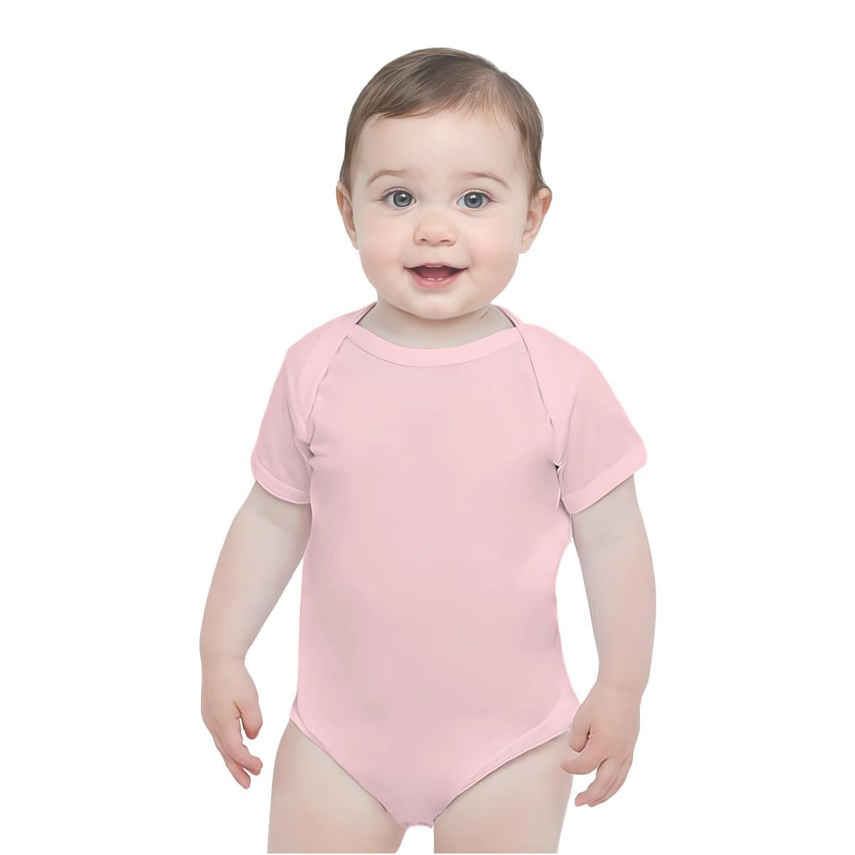 Baby Short-Sleeve Onesie Printed in USA| 190GSM Front Back DTF