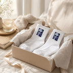 Embroidery Sports Quarter Socks|Cotton