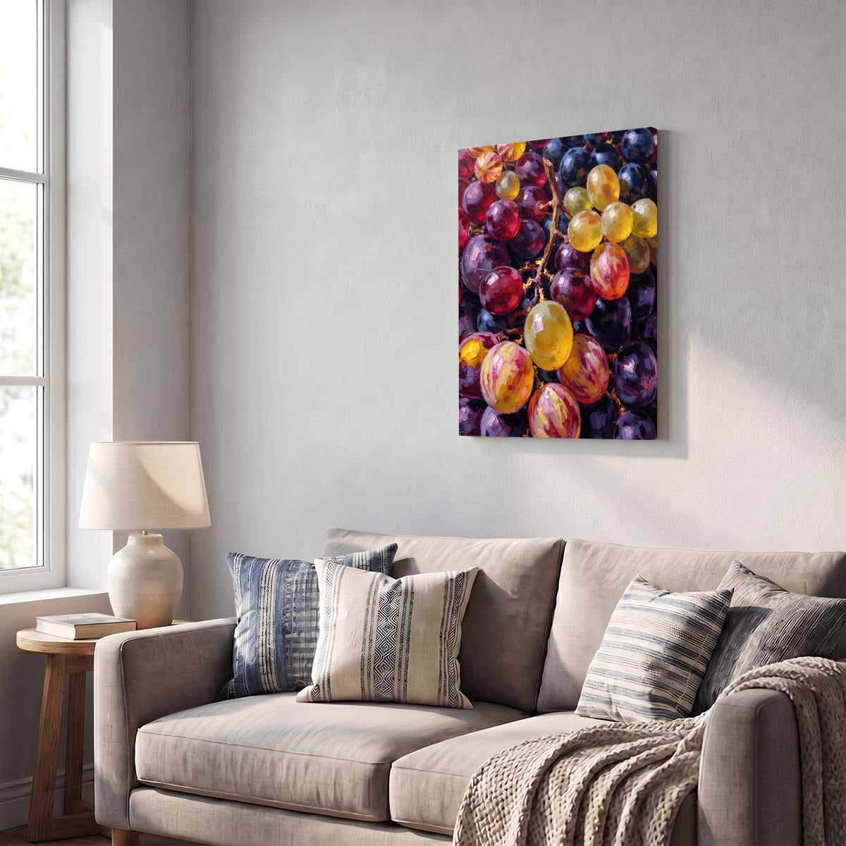 Vertical Framed Canvas Wall Art Printed in Canada