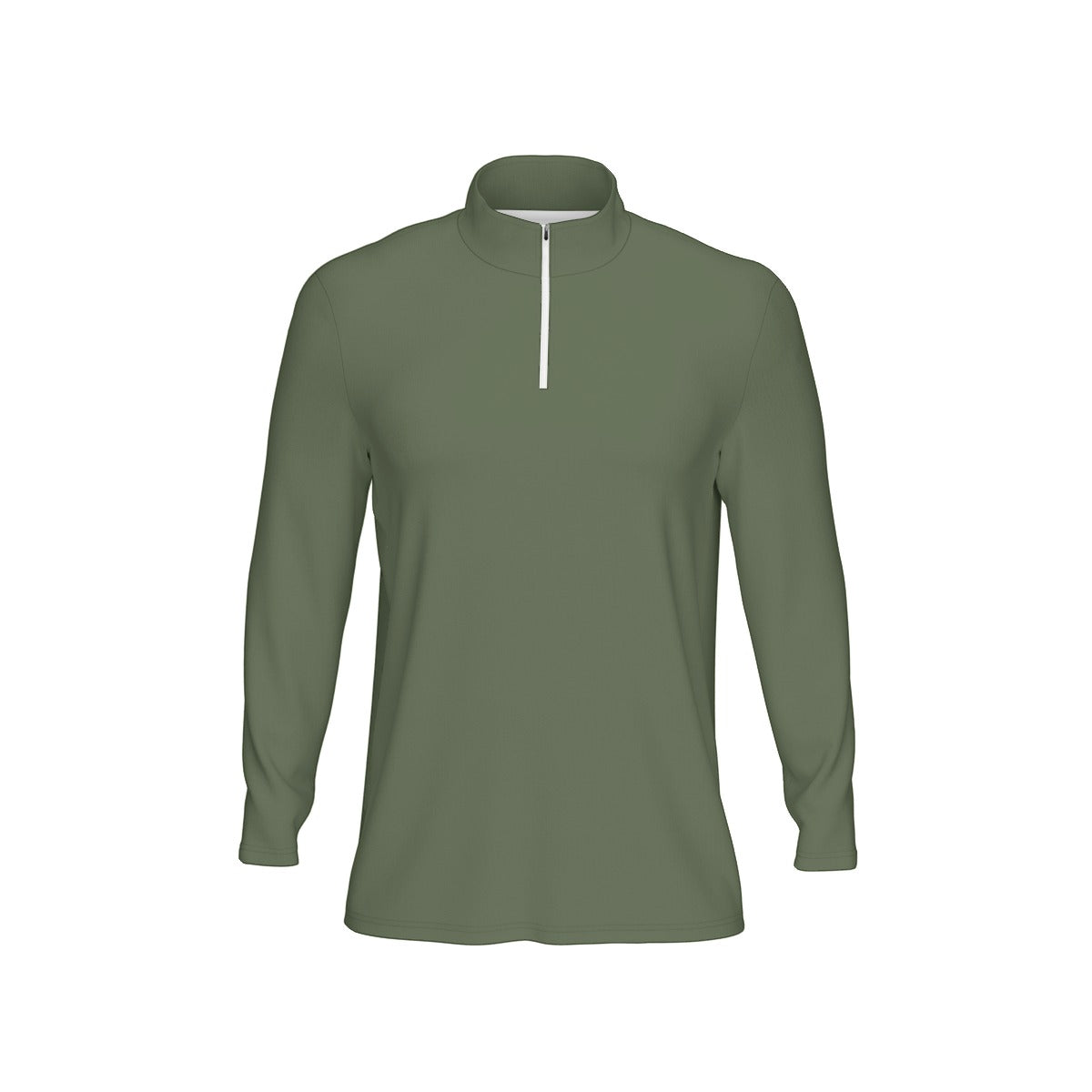 All-Over Print Men's Sports Collar Jersey With Long Sleeve| Interlock