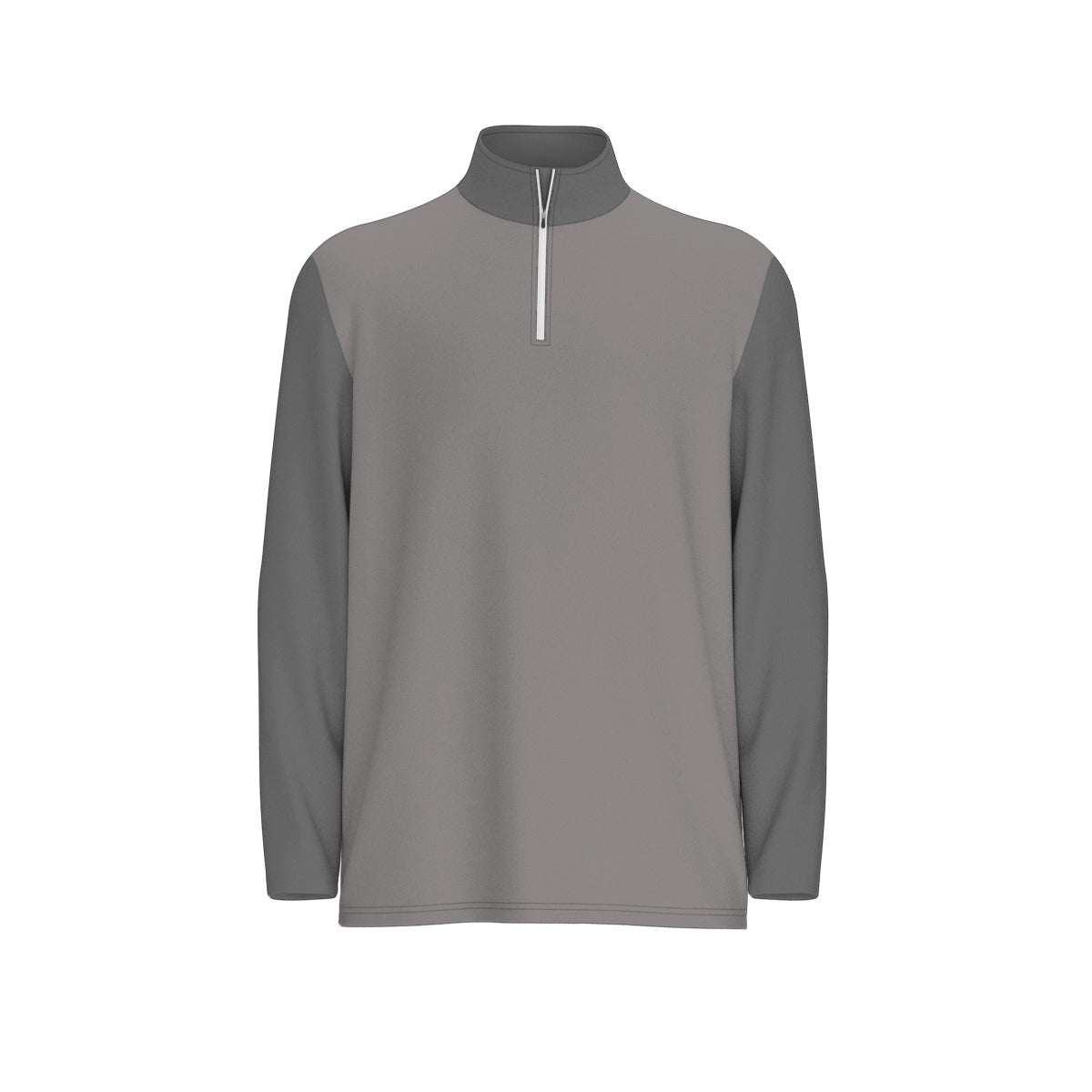 All-Over Print Men's Sports Collar Jersey With Long Sleeve