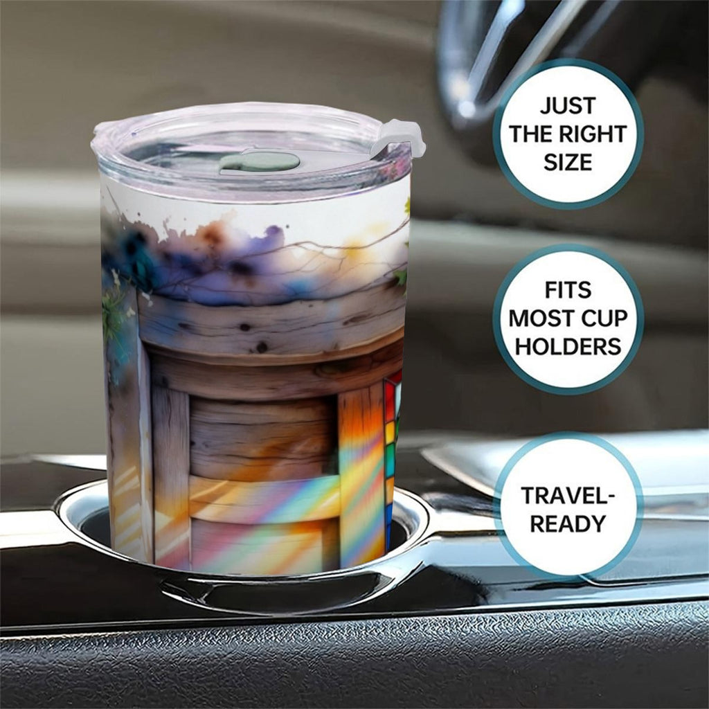 Custom 20OZ Tumbler With Sliding Lid Printed in USA