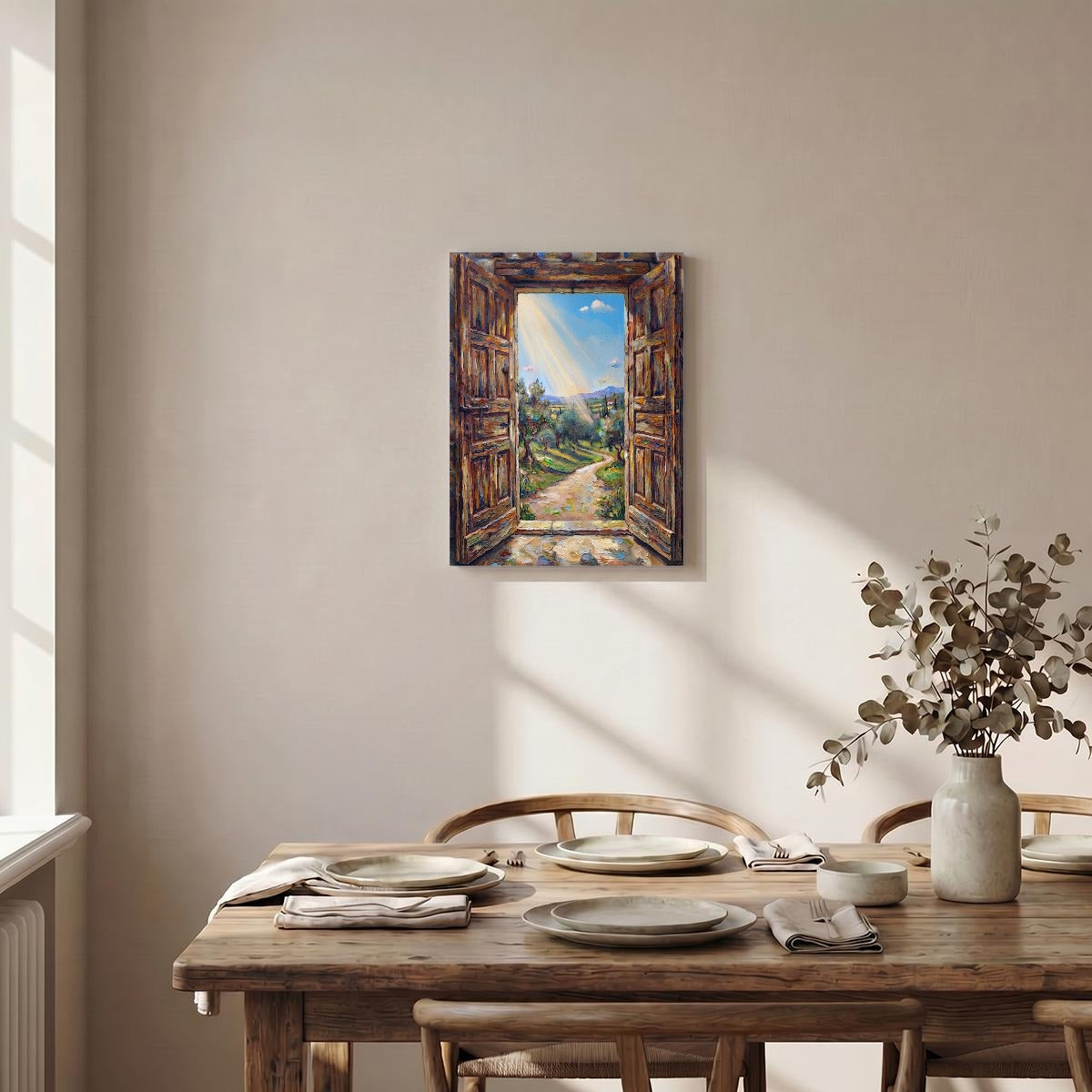 Vertical Framed Canvas Wall Art Printed in Canada