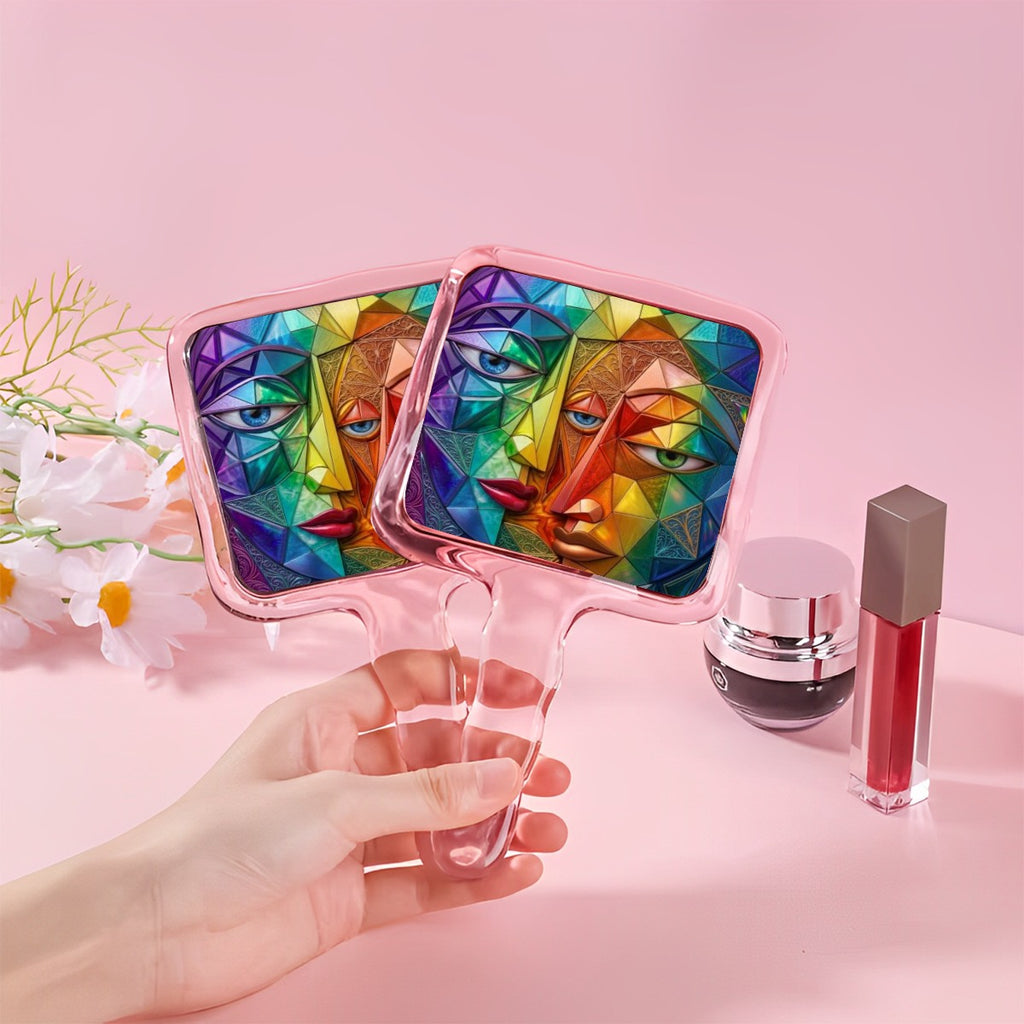 Cute Handheld Makeup Mirror