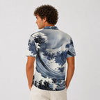 Polo en polyester épais pour homme à impression intégrale|210GSM