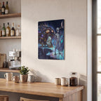 Thickened Rectangular Iron Wall Painting Printed in Canada
