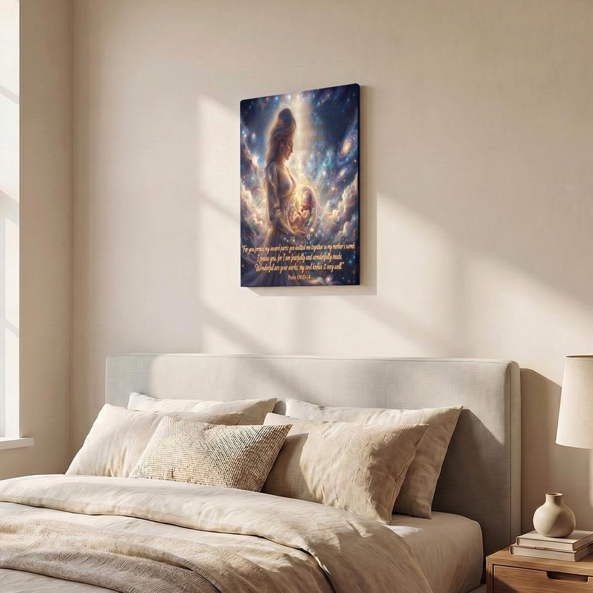 Vertical Framed Canvas Wall Art Printed in Canada
