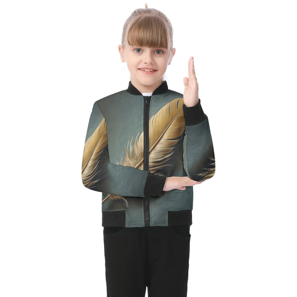 All-Over Print Kid's Bomber Jacket