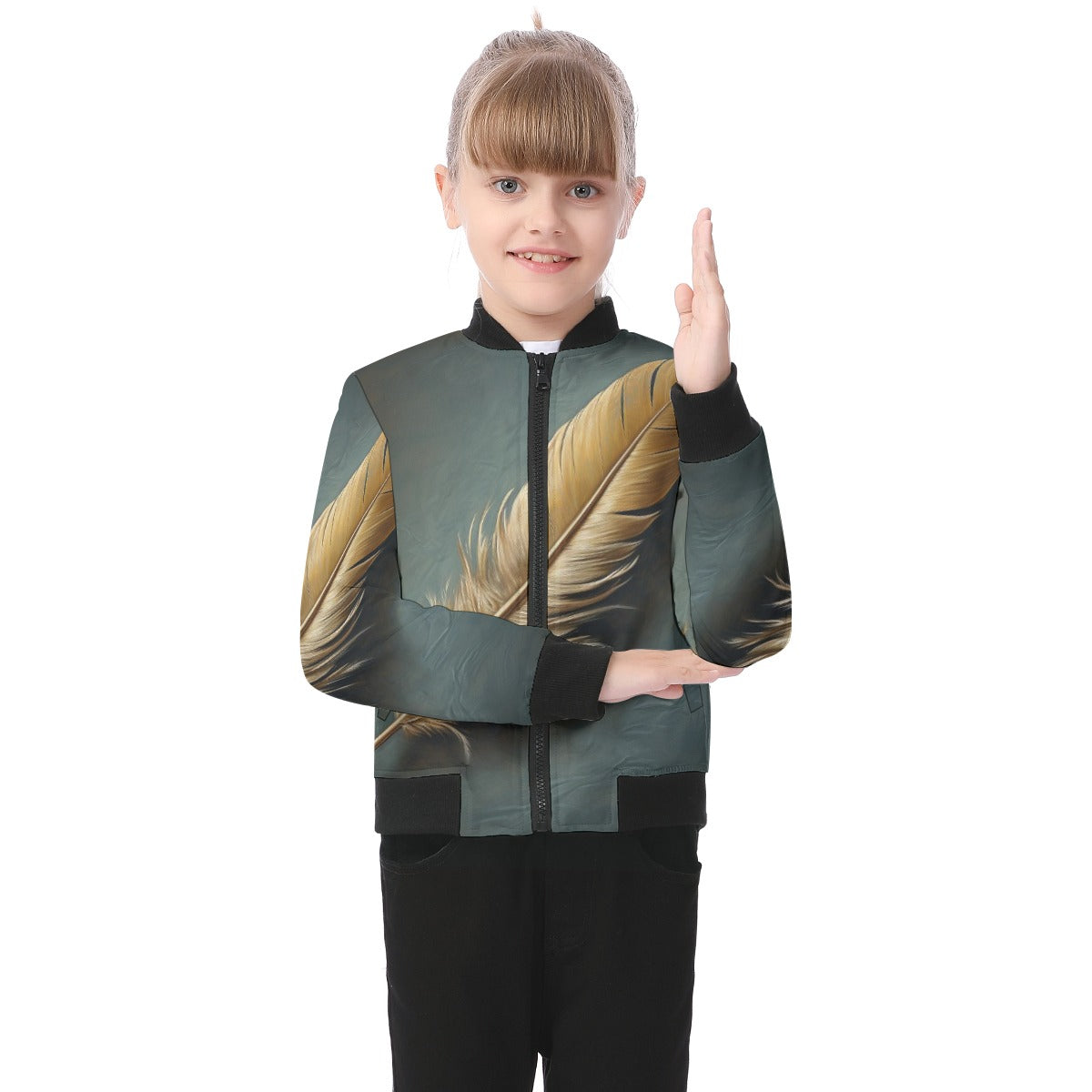 All-Over Print Kid's Bomber Jacket