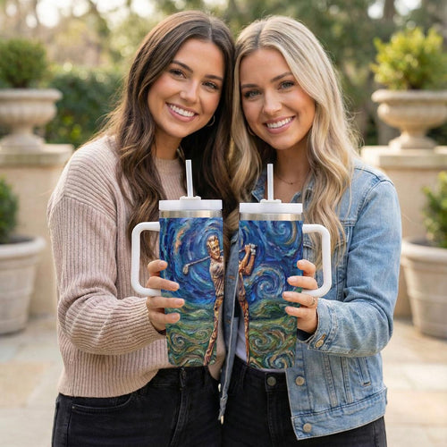 40 oz Tumbler With Handle Printed in USA