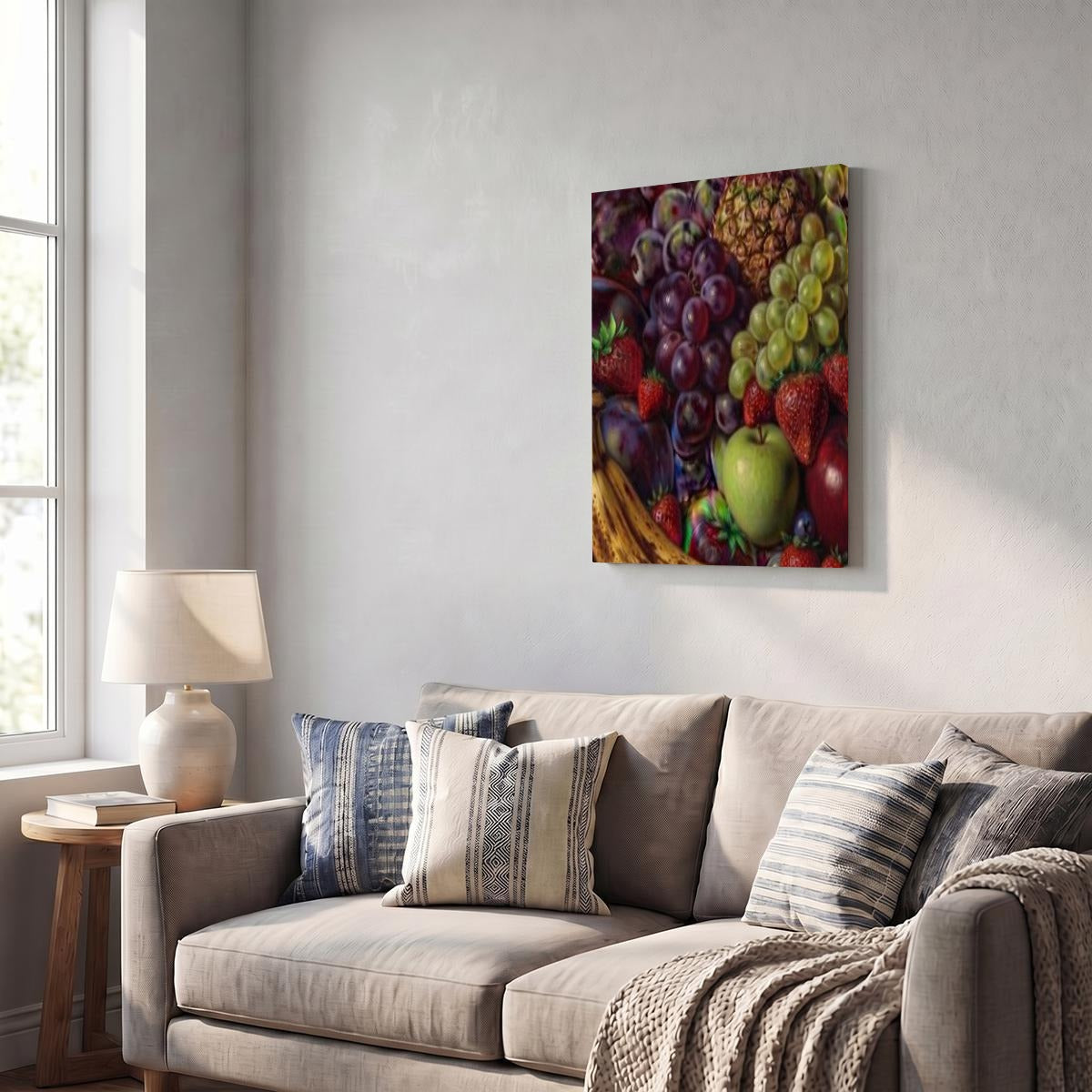 Vertical Framed Canvas Wall Art Printed in Canada