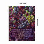 Bible Themed Quotes Designs WIth Purpose Brand Vertical Framed Canvas Wall