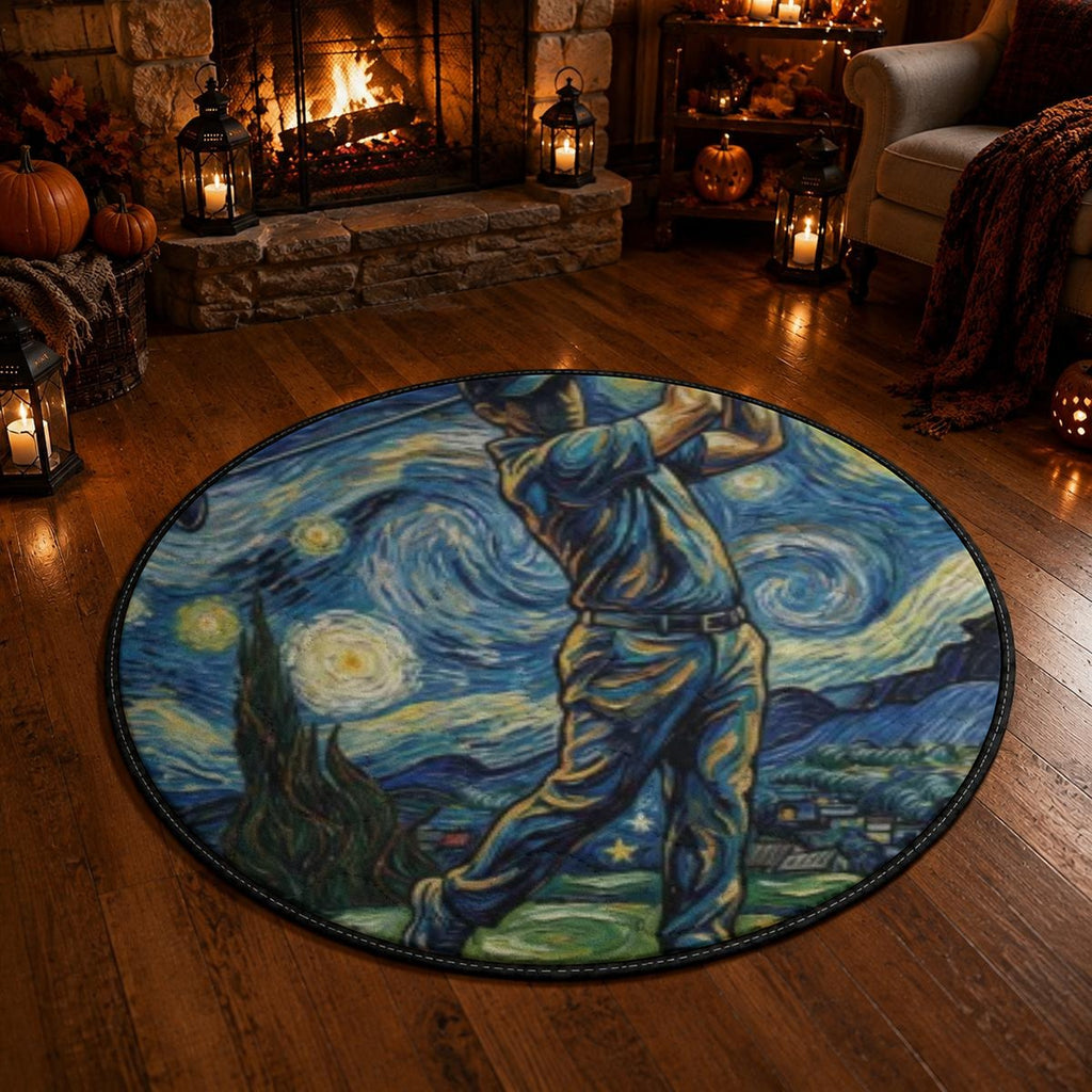 Golfer's Custom Anti-Slip Running Mat