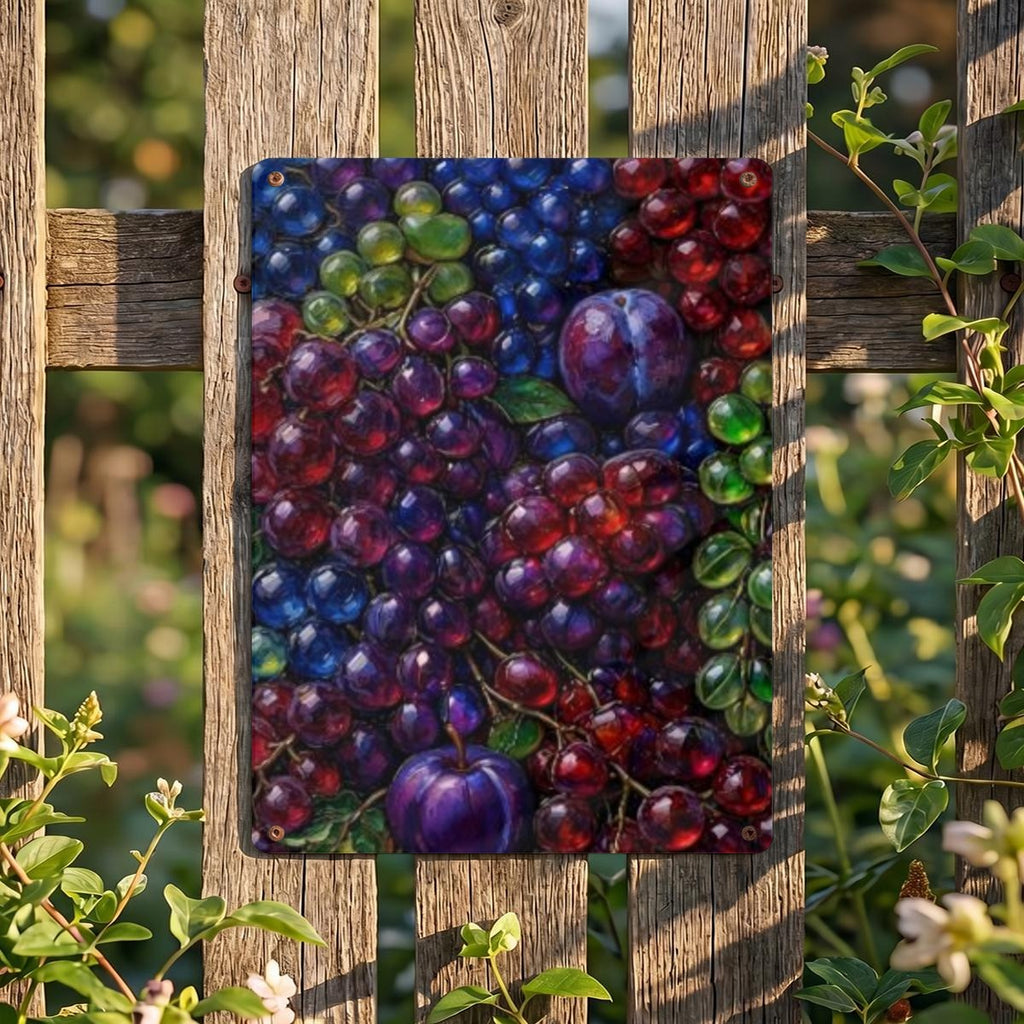 Thickened Rectangular Iron Wall Painting Printed in Canada