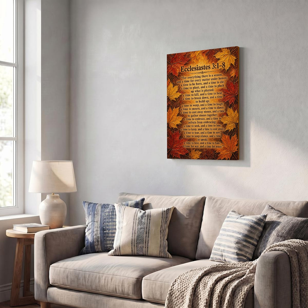 Vertical Framed Canvas Wall Art Printed in Canada