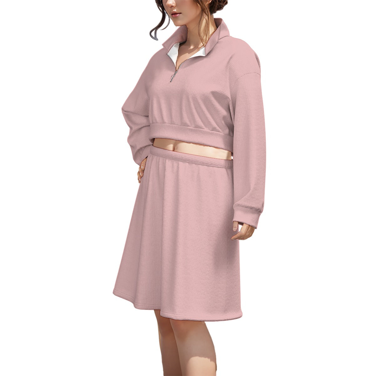Set Donna Cropped E Gonna Con Stampa All-Over