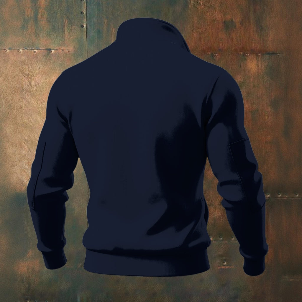All-Over Print Men's Thick Knit Fleece Jacket
