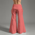 All-Over Print Women's High Waist Wide Leg Pants