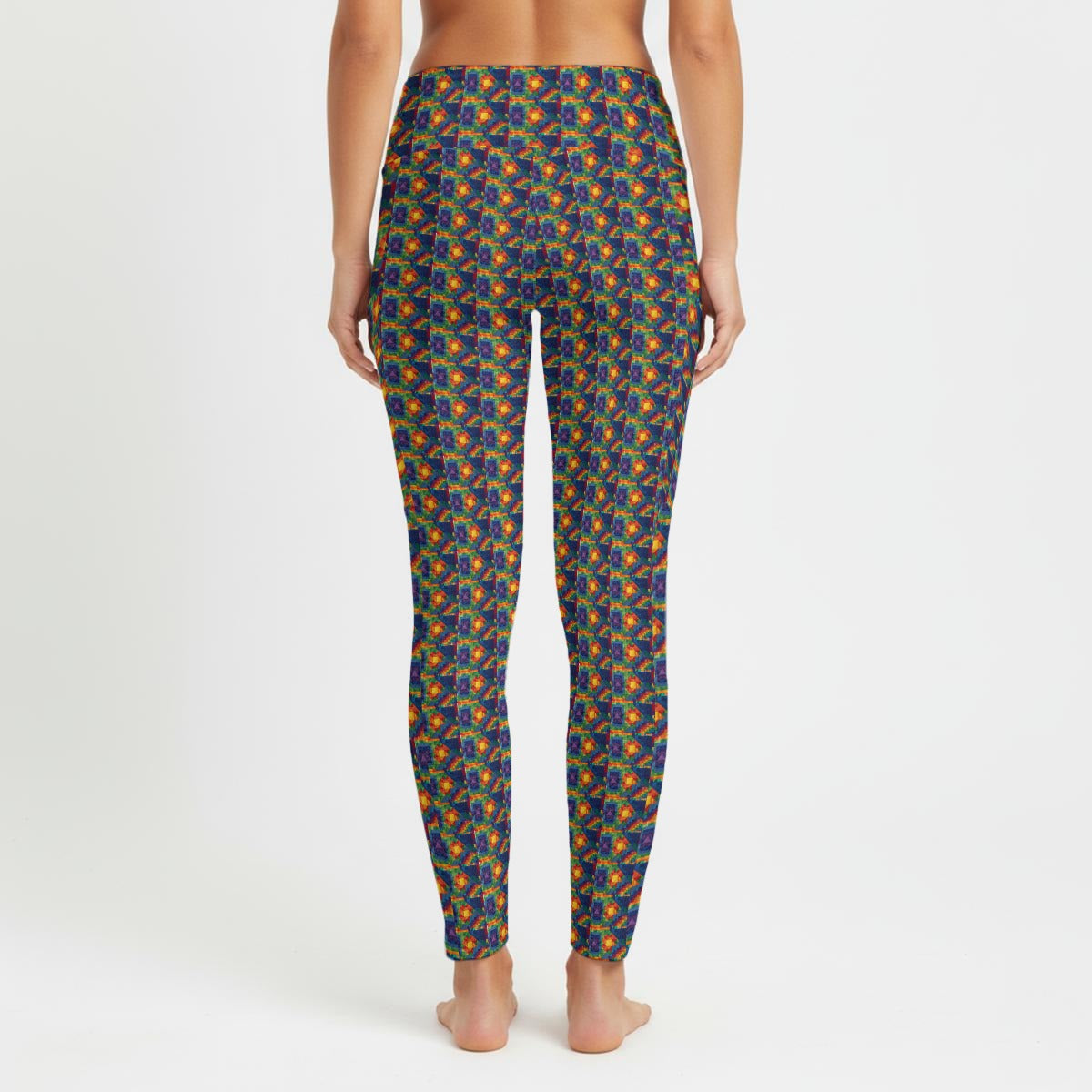 All-Over Print Women's High Waist Leggings With Side Pocket