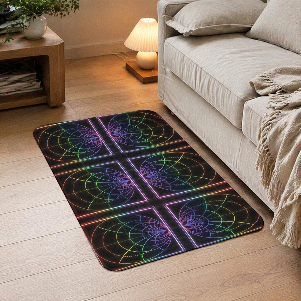 Rounded Diatom Mud Floor Mat Printed in Canada